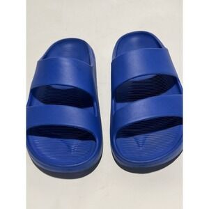 Bombas Slides Sandals Men 8 Friday Shoes Blue Recovery SlipOn Comfort Walking